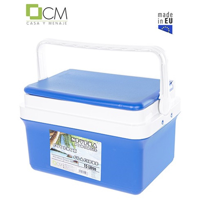 CM Iceberg lunch koelbox - 15 liter - kunststof - blauw - 24 x x 27  -