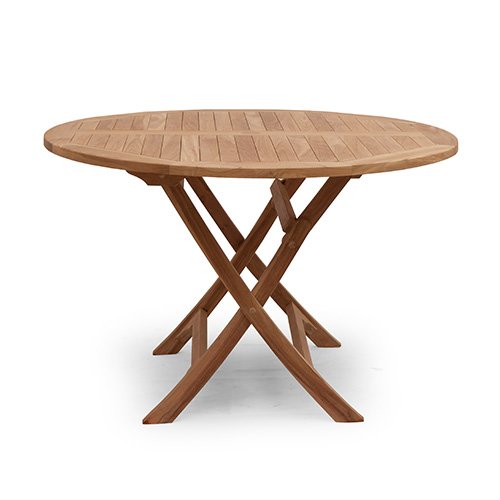Buitengewoon de boet Teak klaptafel Sanana I 90cm - 