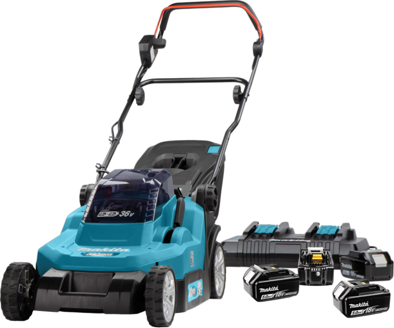 Makita DLM382PT2 5,0 Ah Accu (4x) Starterspakket