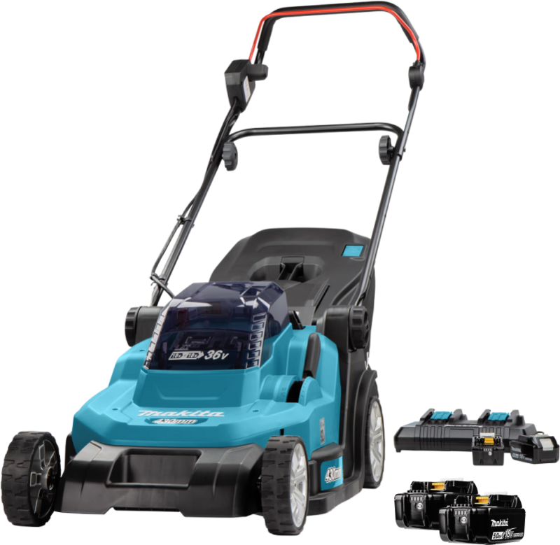 Makita DLM432PT incl. 5,0 Ah Accu (2x) + 5,0 Ah 18V Accu (2x)