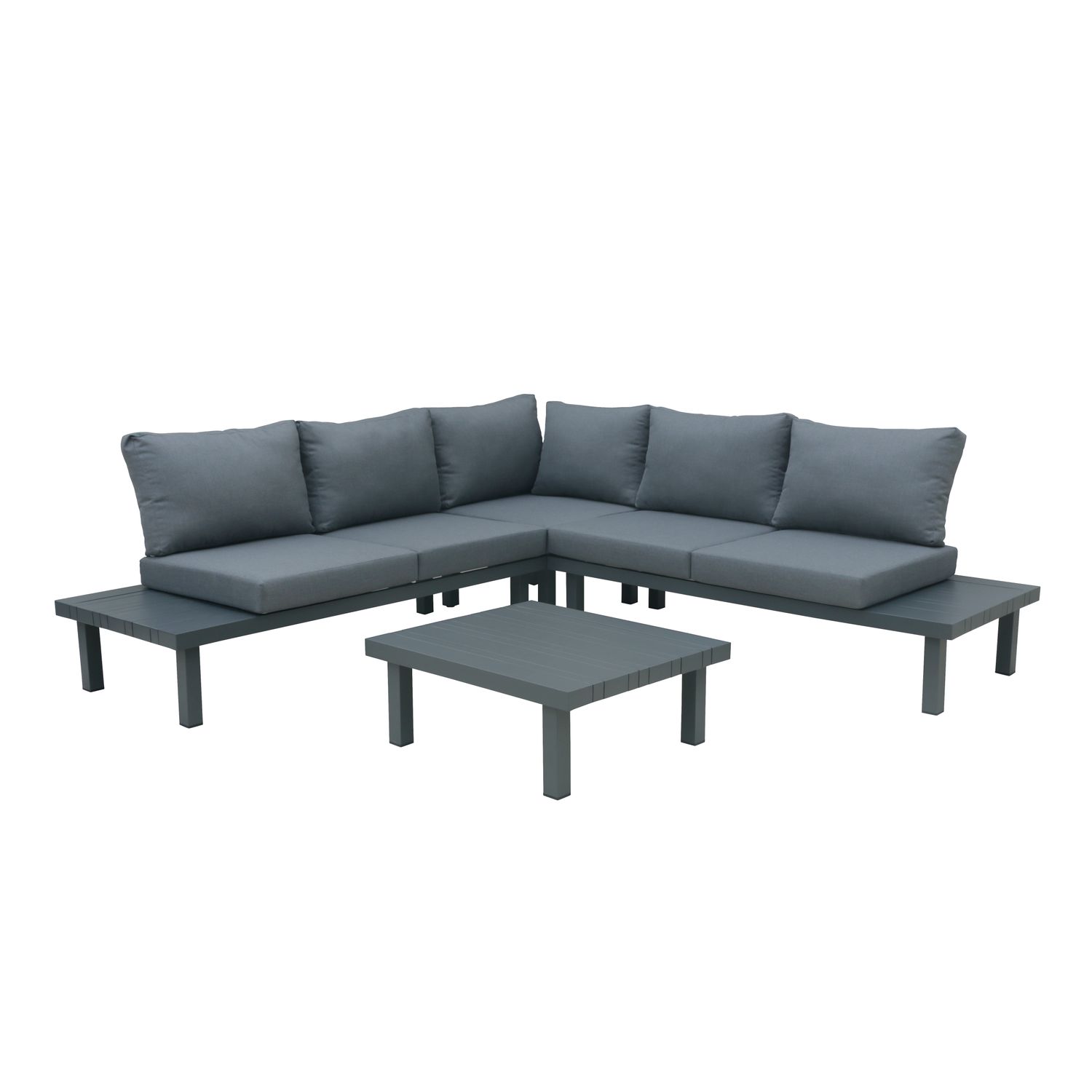 Central Park 4-delige Hoekbank Loungeset Narbonne 4 Personen 235x235cm