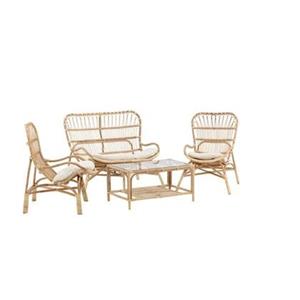 Fjôrd  Loungeset Naturel - Rotan - Ella