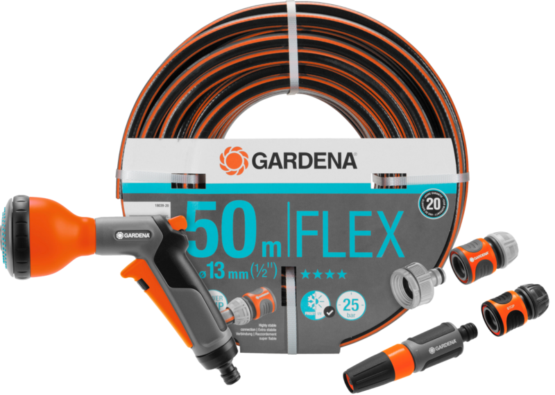 Gardena Comfort FLEX 50m Classic Broespakket