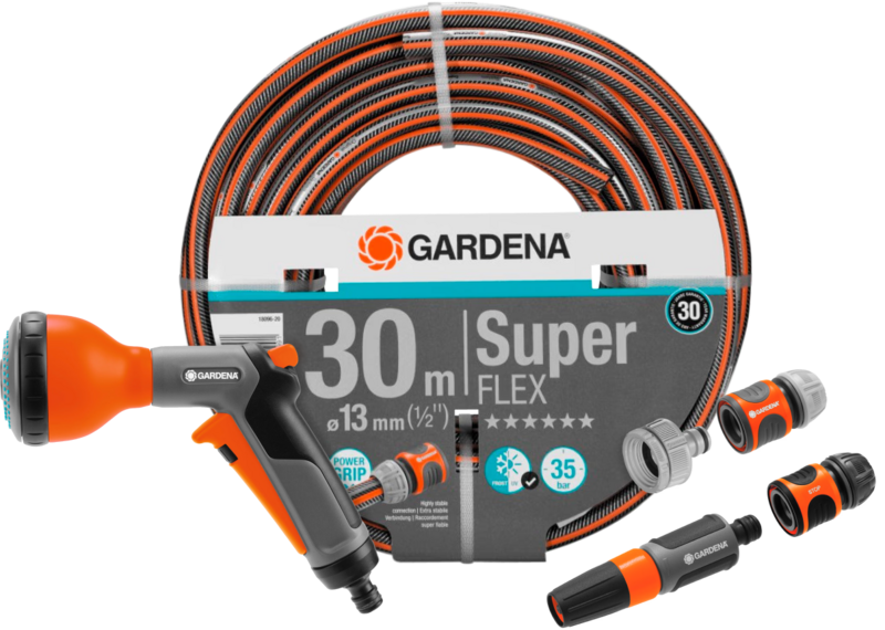 Gardena Premium SuperFLEX 30m Classic Broespakket
