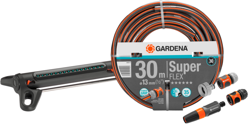 Gardena Premium SuperFLEX 30m Medium Sproeierpakket