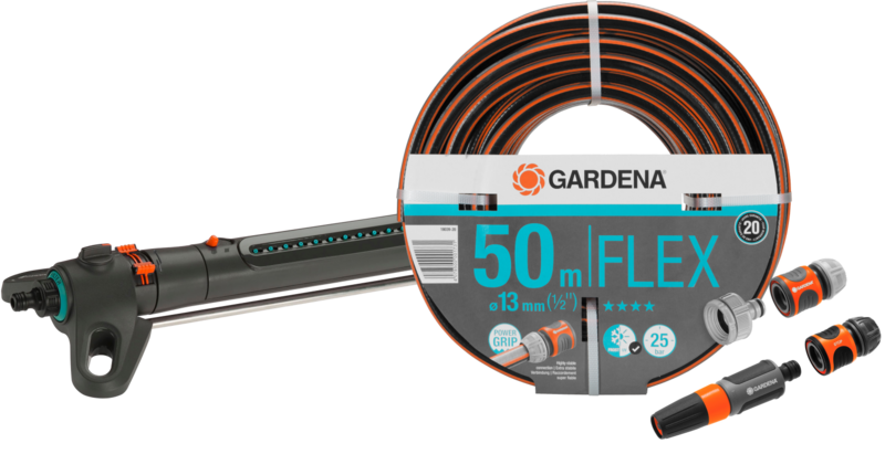Gardena Comfort FLEX 50m Large Sproeierpakket
