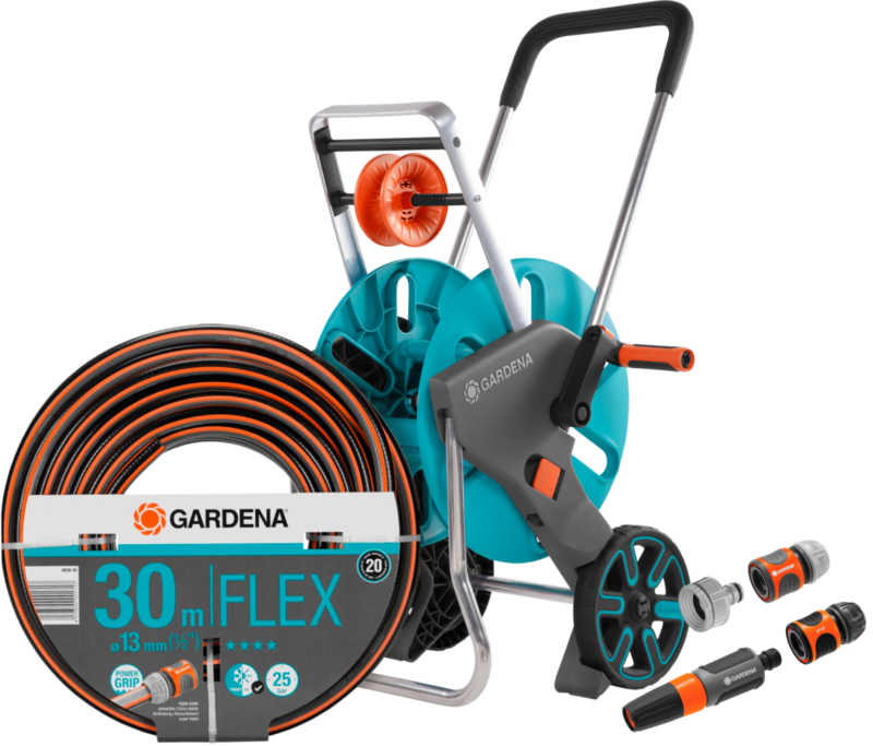 Gardena Comfort FLEX 1/2 30m CleverRoll  S Pakket