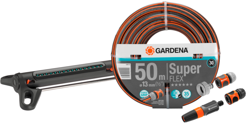 Gardena Premium SuperFLEX 50m Medium Sproeierpakket