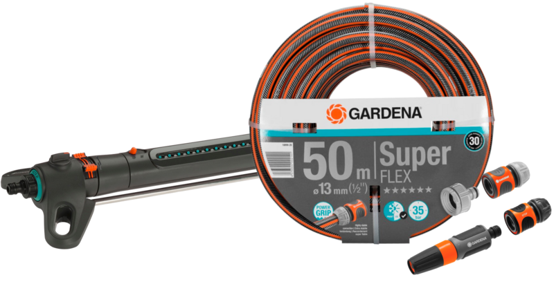 Gardena Premium SuperFLEX 50m Large Sproeierpakket