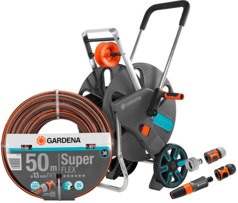 Gardena Premium SuperFLEX 50m CleverRoll M Pakket