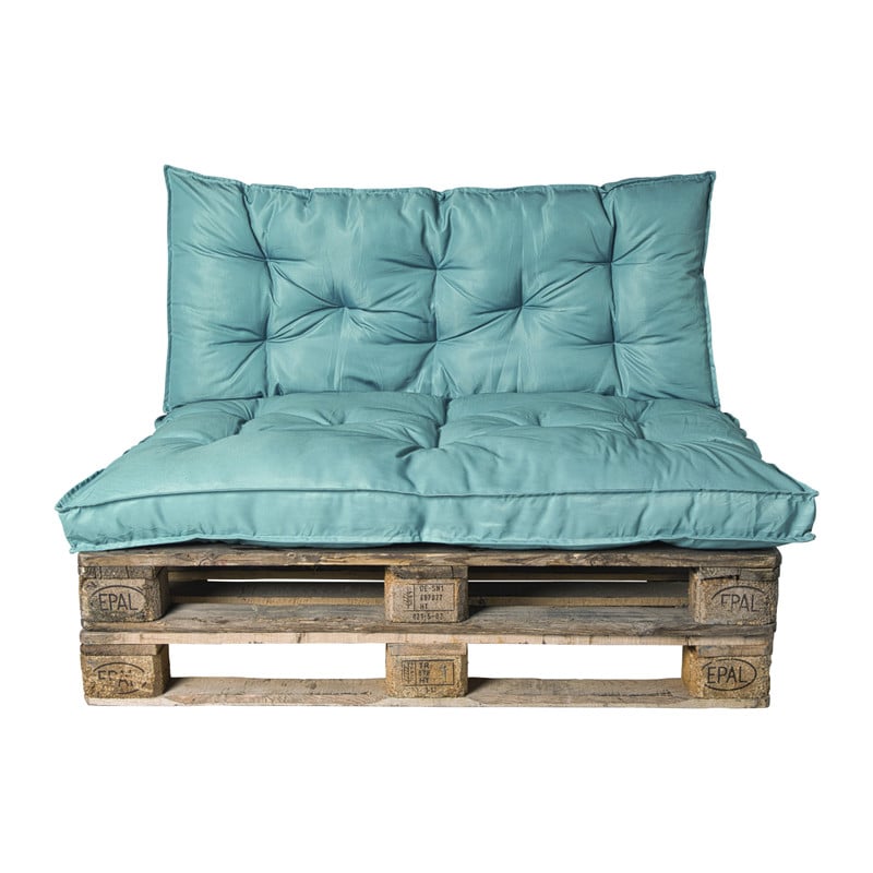 Xenos Palletkussens 120x80 cm - oranje - set van 2