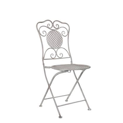Mica Decorations Provence Inklapbare Bistrostoel - Wit
