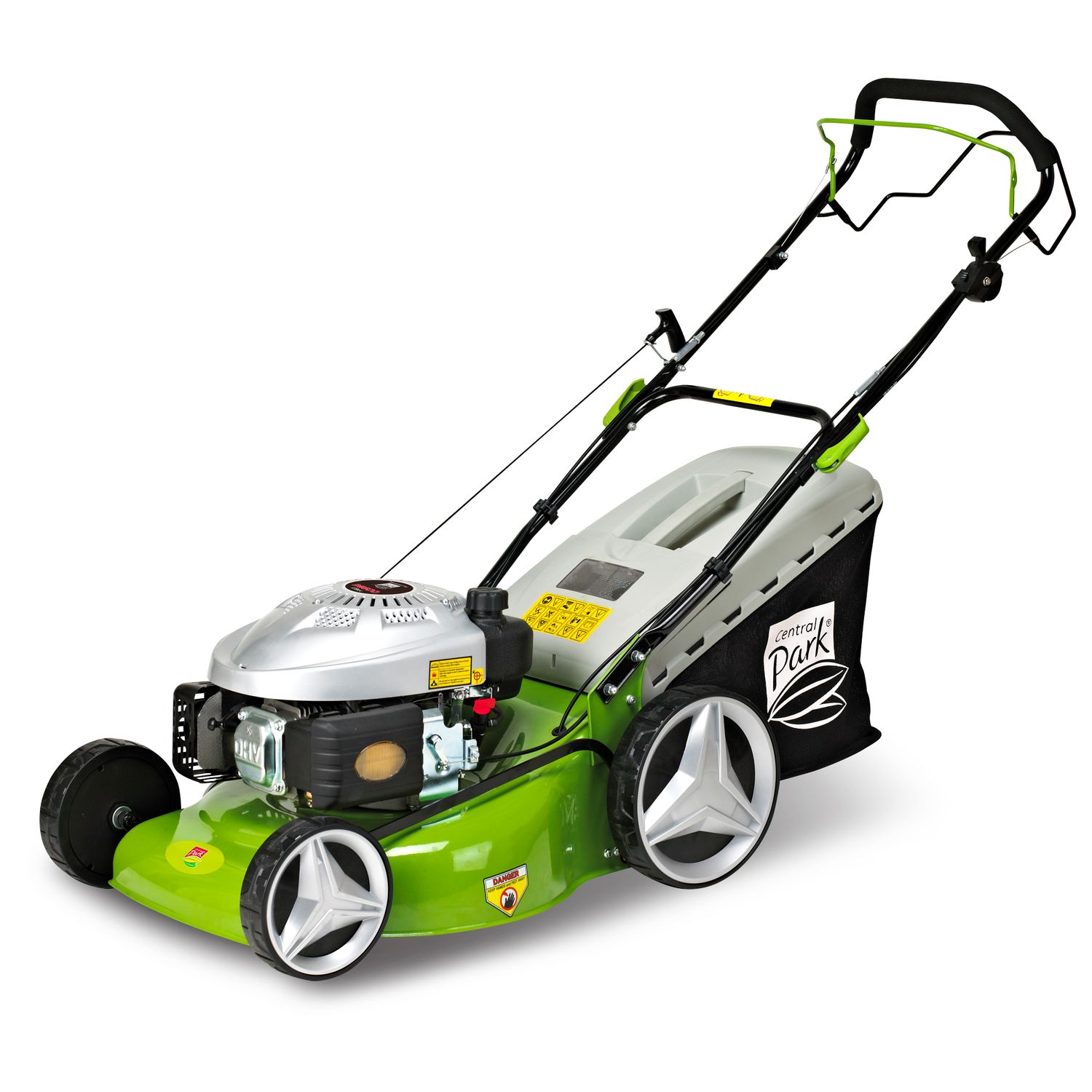 Central Park Benzinegrasmaaier Cpt51cp 173cc - Voor Gazons Tot Ca. 1500m²- Maaibreedte 510mm