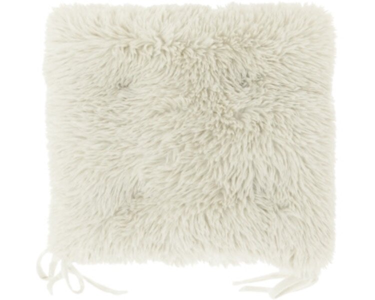 Matraskussen mats 40 x 40 cm dove white