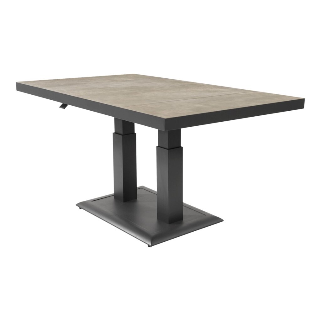 Lesli loungetafel verstelbaar Murcia Negro 140x85 cm