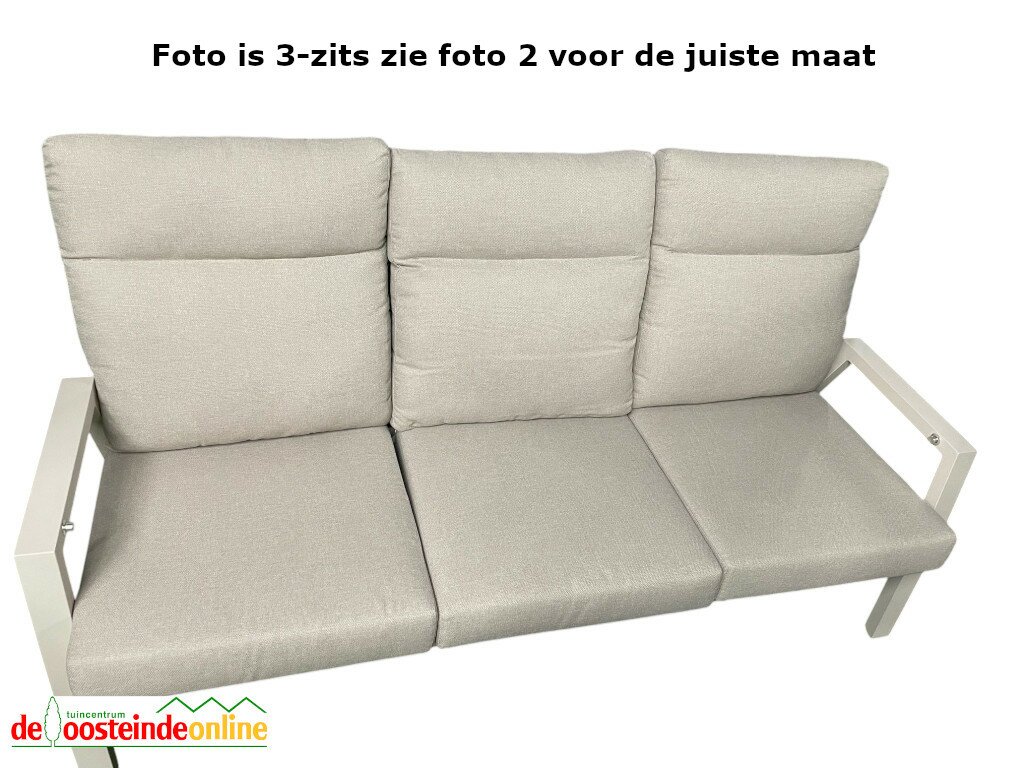 Lesli loungebank ohio crema 2-pers