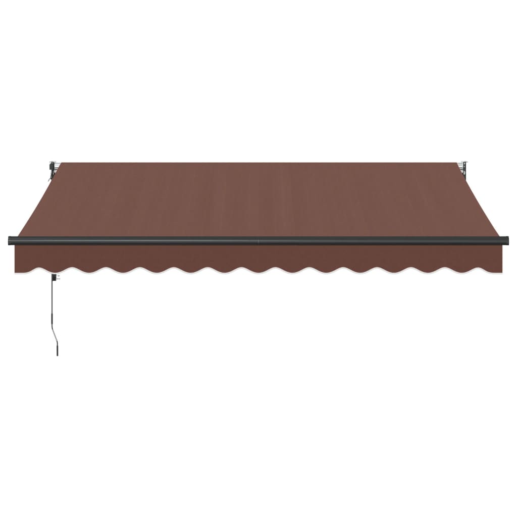 vidaXL Luifel automatisch uittrekbaar 350x250 cm bruin