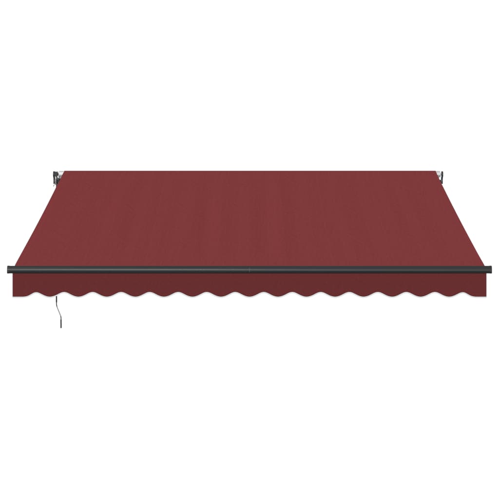 vidaXL Luifel automatisch uittrekbaar 400x300 cm bordeauxrood