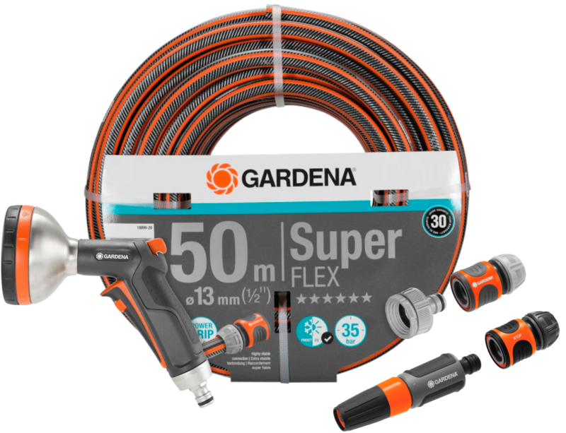 Gardena Premium SuperFLEX 50m Premium Broespakket