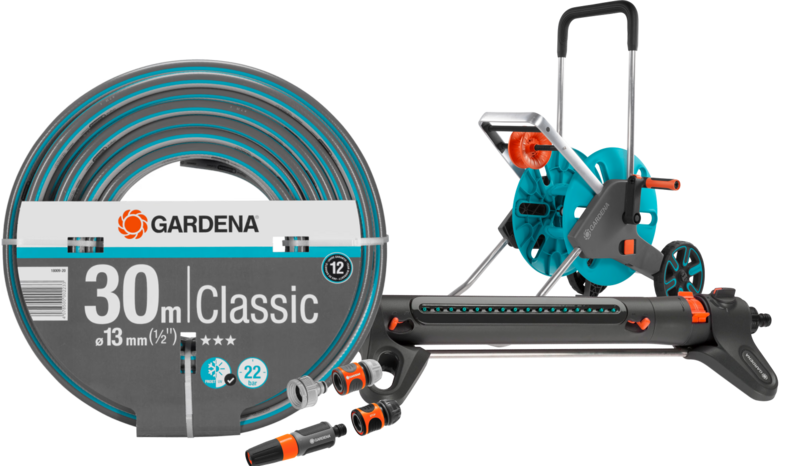 Gardena Classic 1/2 30 meter CleverRoll M Medium Sproeierpakket