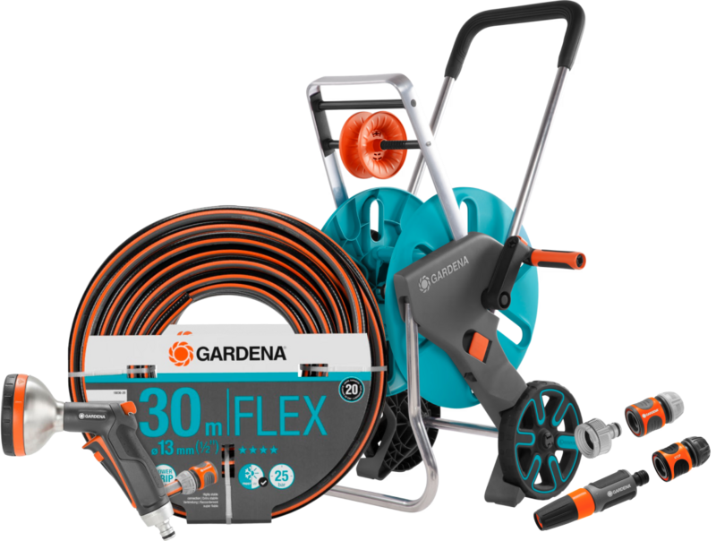 Gardena Comfort FLEX 1/2 30m CleverRoll M Easy Premium Broespakket