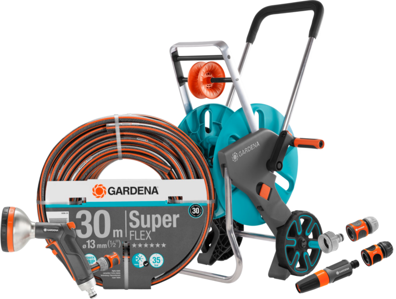 Gardena Premium SuperFLEX 30m CleverRoll M Premium Broespakket