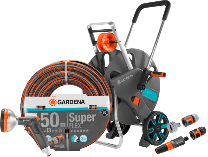 Gardena Premium SuperFLEX 50m CleverRoll L Premium Broespakket