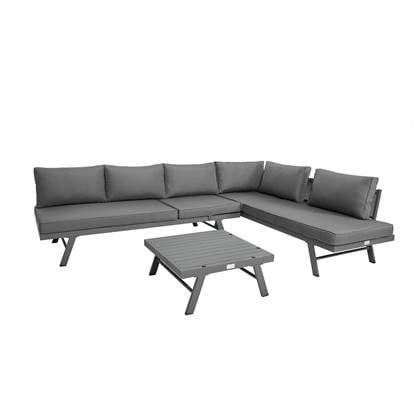 Feel Home  Alu Loungeset - Modica all in one - 8 opties