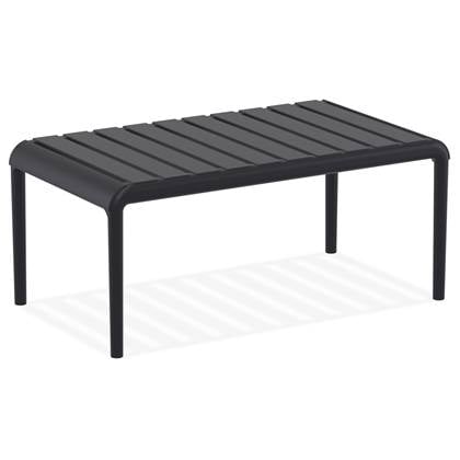 Alterego SIDONY XL Lage tafel - Zwart