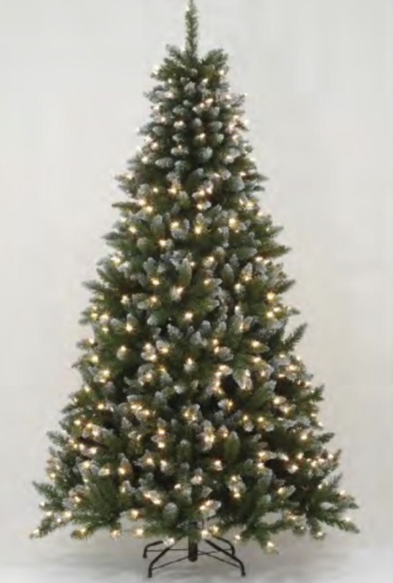 Holiday tree Kerstboom Frosted Allison 180 cm met Warm Led verlichting kerstboom - 