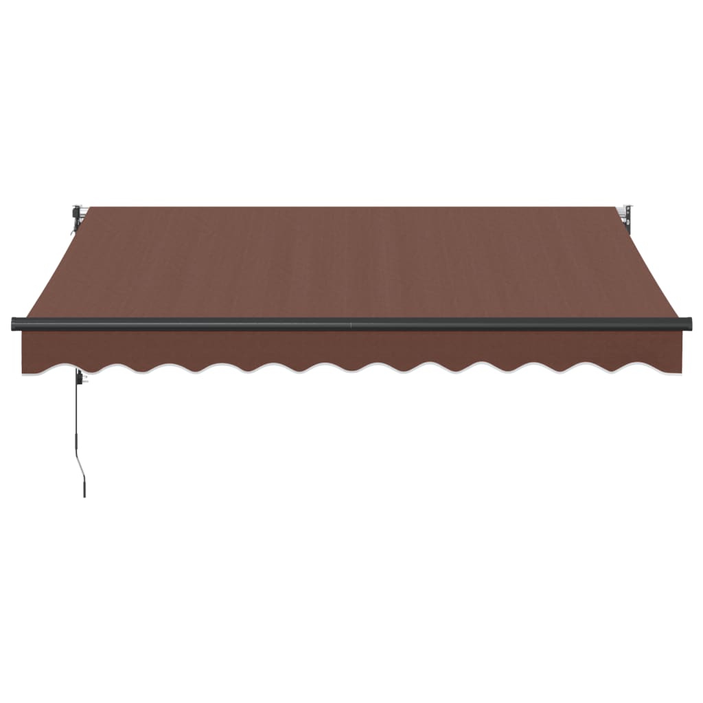 vidaXL Luifel automatisch uittrekbaar 300x250 cm bruin