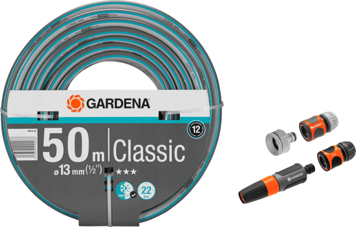 Gardena Classic 1/2 50 Meter +  Startset