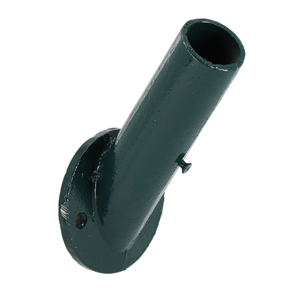 Esschert Design Vlaggenstokhouder - groen - 18 cm - gietijzer - vlagstokhouder - vlag ophangen -