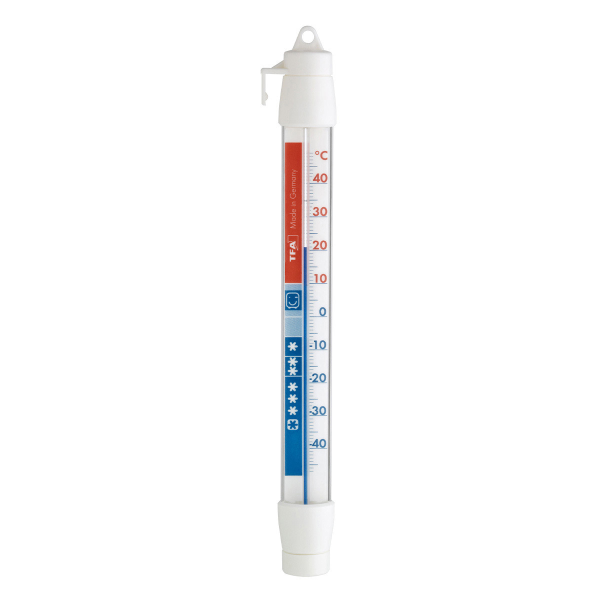 TFA Dostmann Koelkast en vriezerthermometer - wit - kunststof - analoog -