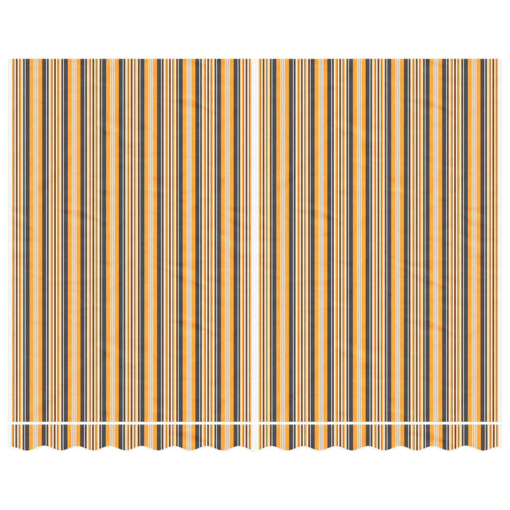 vidaXL Vervangingsdoek voor luifel gestreept 3,5x2,5 m meerkleurig