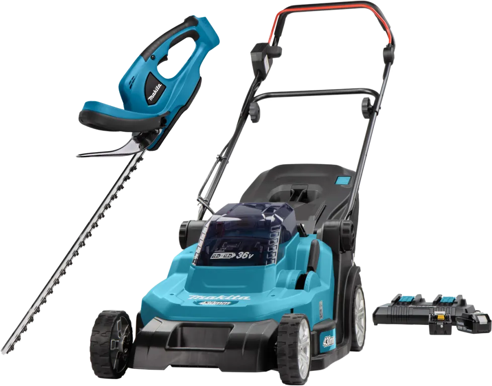 Makita DLM432PT incl. 5,0 Ah Accu (2x) +  DUH523Z