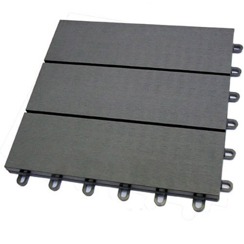 Elephant Terrastegel composiet 30 x 30 cm antraciet FSC (11 mm) clicksysteem (set van 4 stuks)