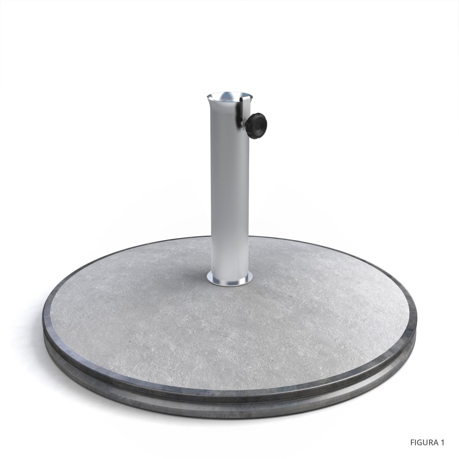 Tuozi Parasolvoet Ago Slim Eedge 40kg Grijs
