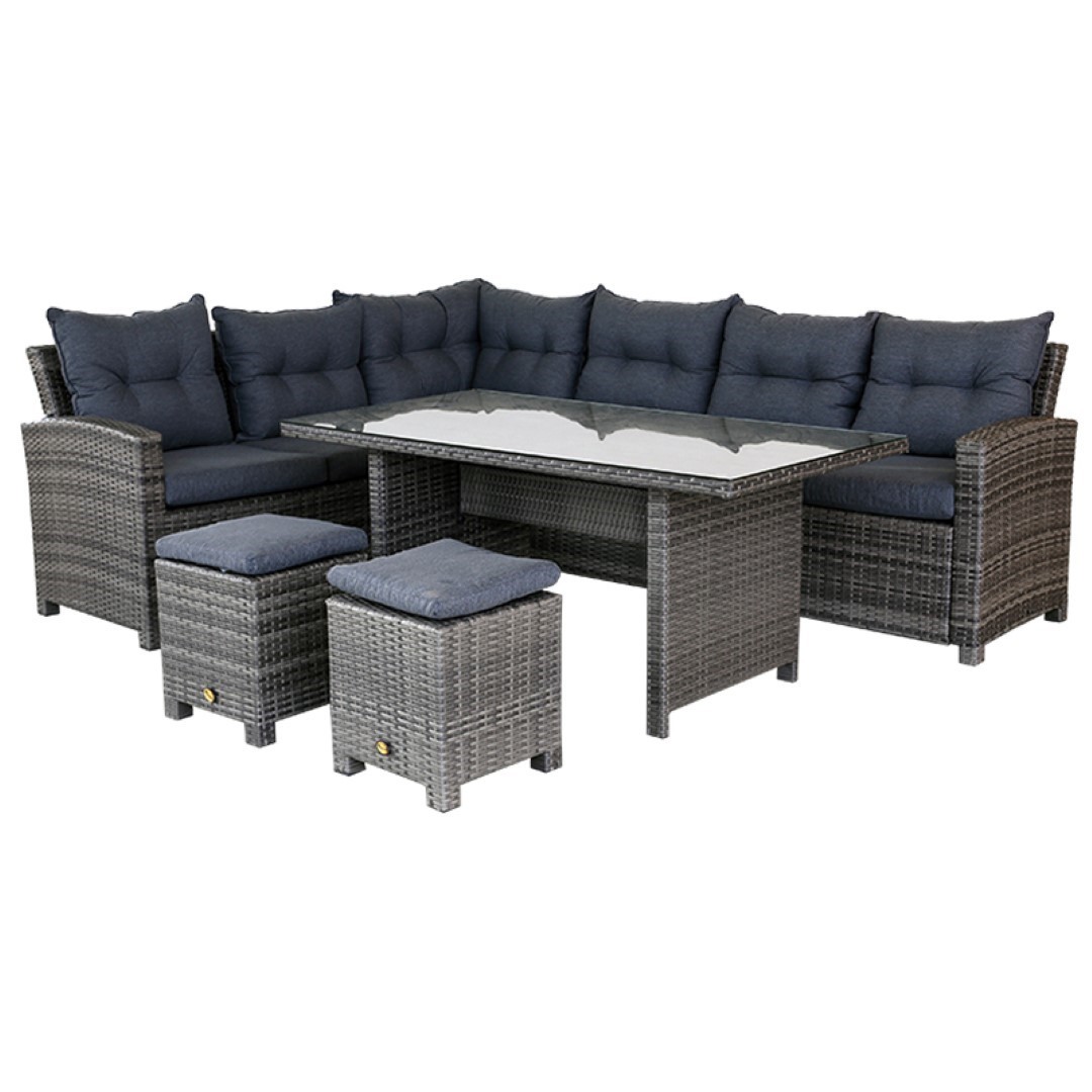 Oosterik home Dining hoekset palermo sicilian taupe - 