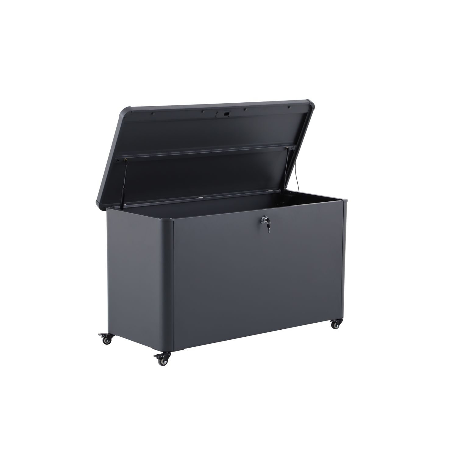 Central Park Kussenbox - Staal - Antraciet - 134x62x78.5cm - 500l