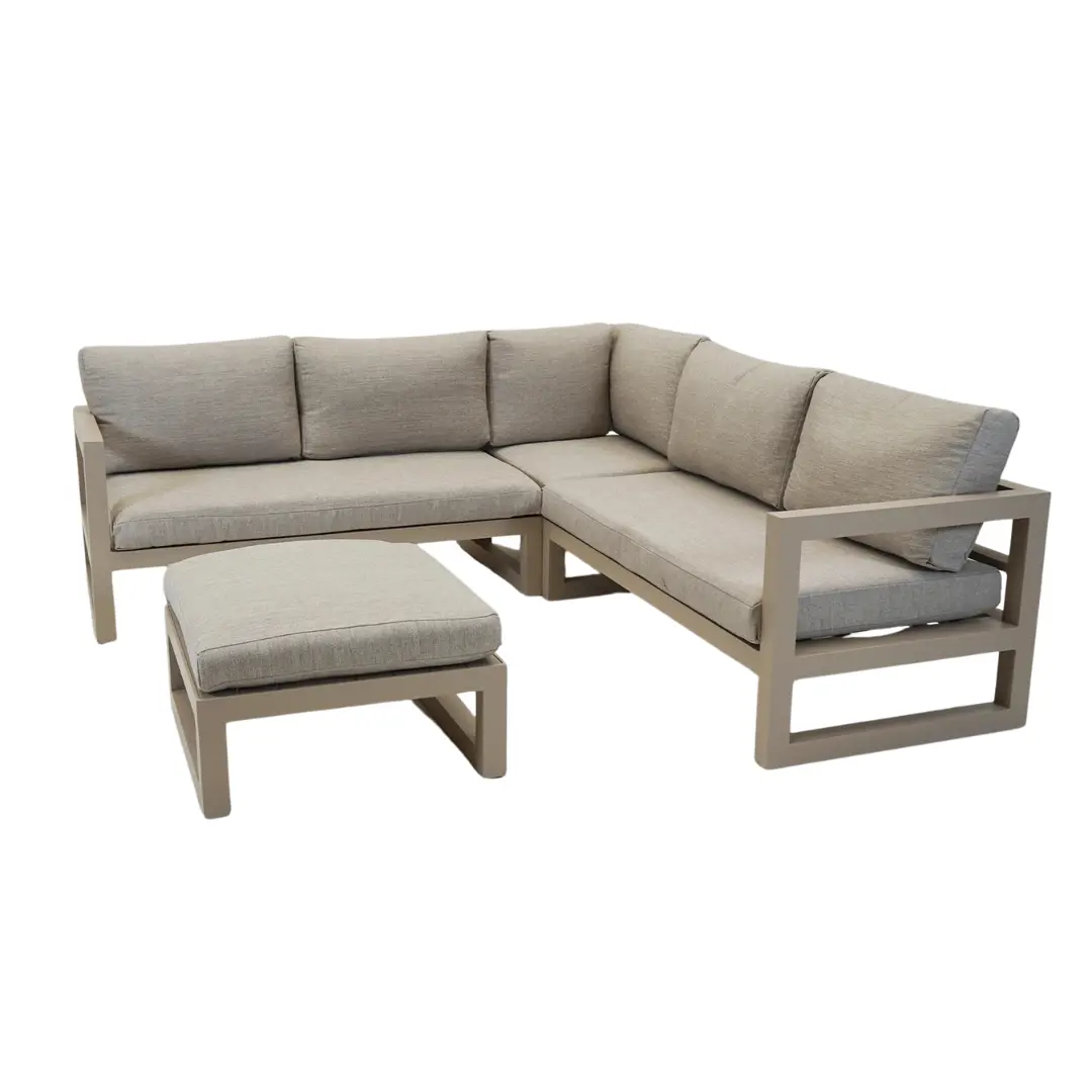 Vita Tuinmeubelen Vita Grosso loungeset hoekbank Beige
