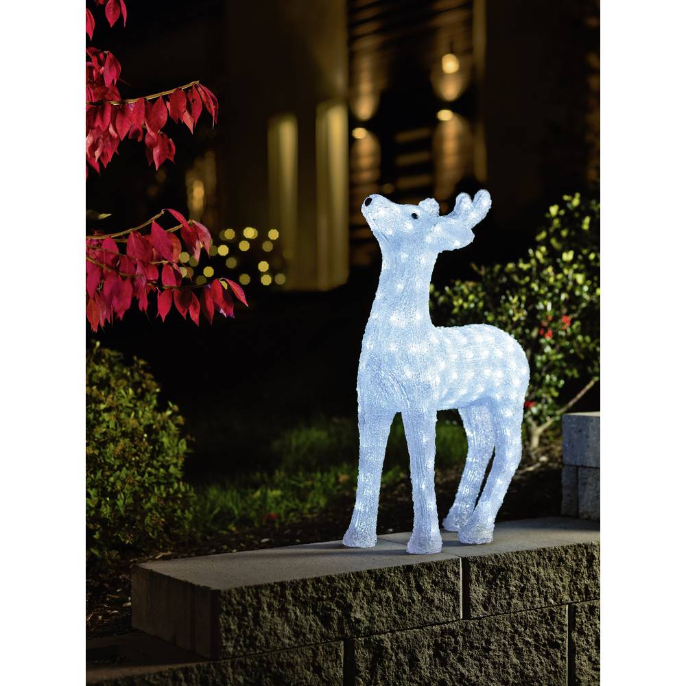 Konstsmide 6121-203 Rendier Koudwit LED Wit Energielabel: G (A - G)