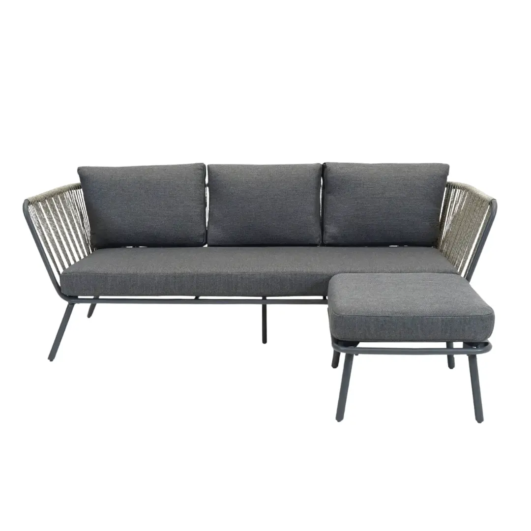 Vita Tuinmeubelen Vita Loungeset Wicker Corfu