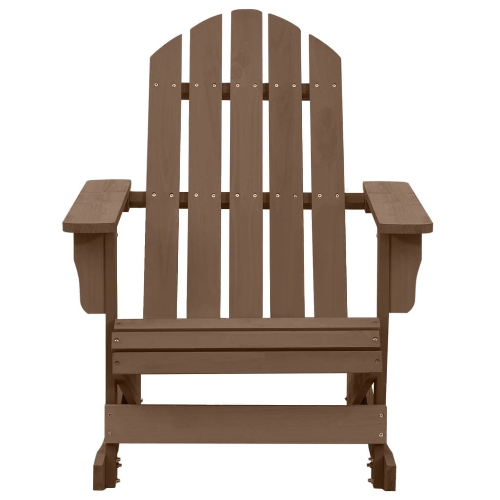 vidaXL Tuinschommelstoel hout bruin