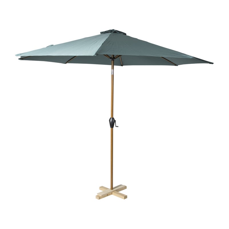 Xenos Parasol Sevilla - groen - ø14x152 cm