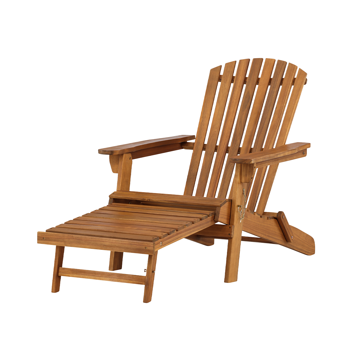 Nest outdoor Elona inklapbare acaciahouten tuin ligstoel naturel