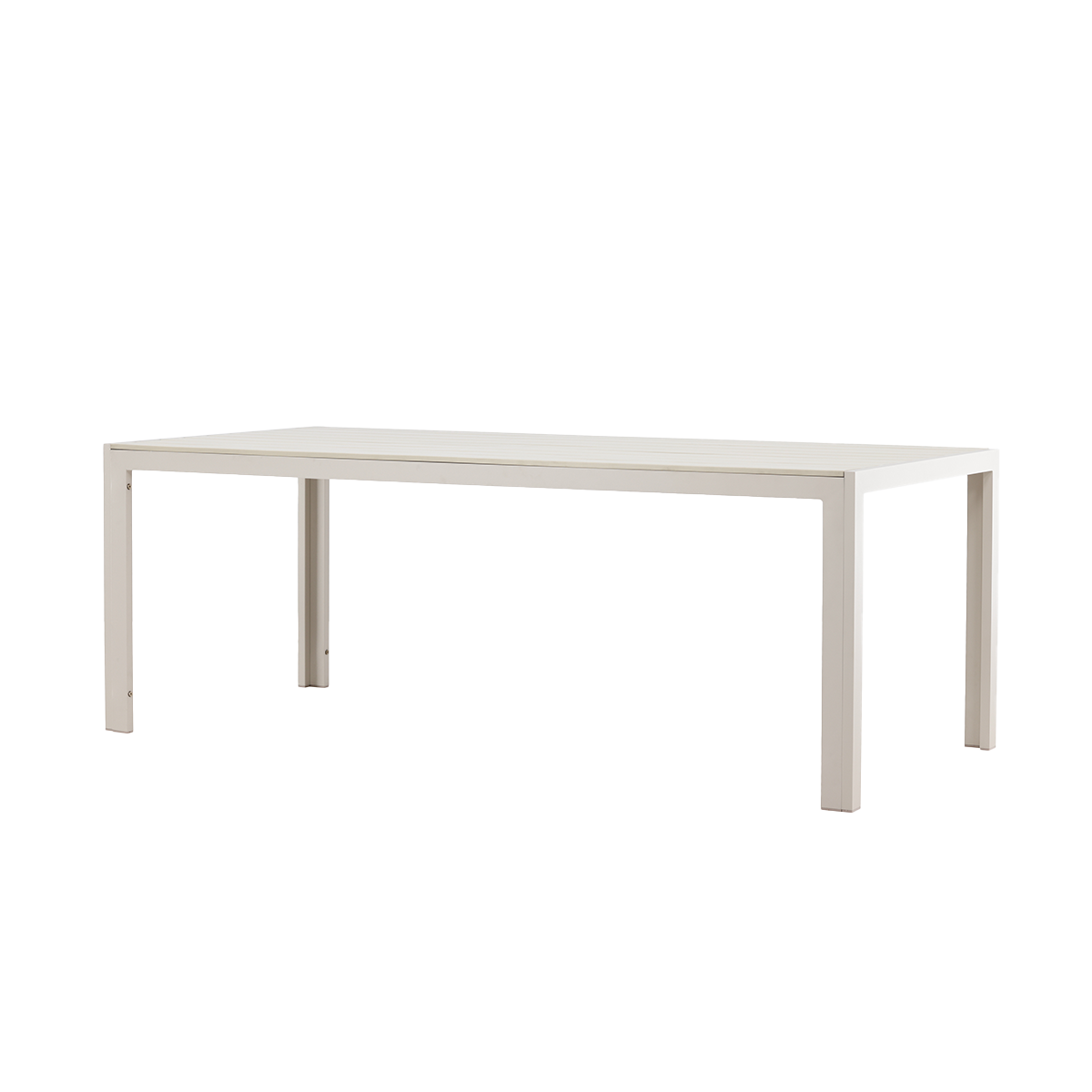 Nest outdoor Joas polywood tuin eettafel beige - 205 x 90 cm