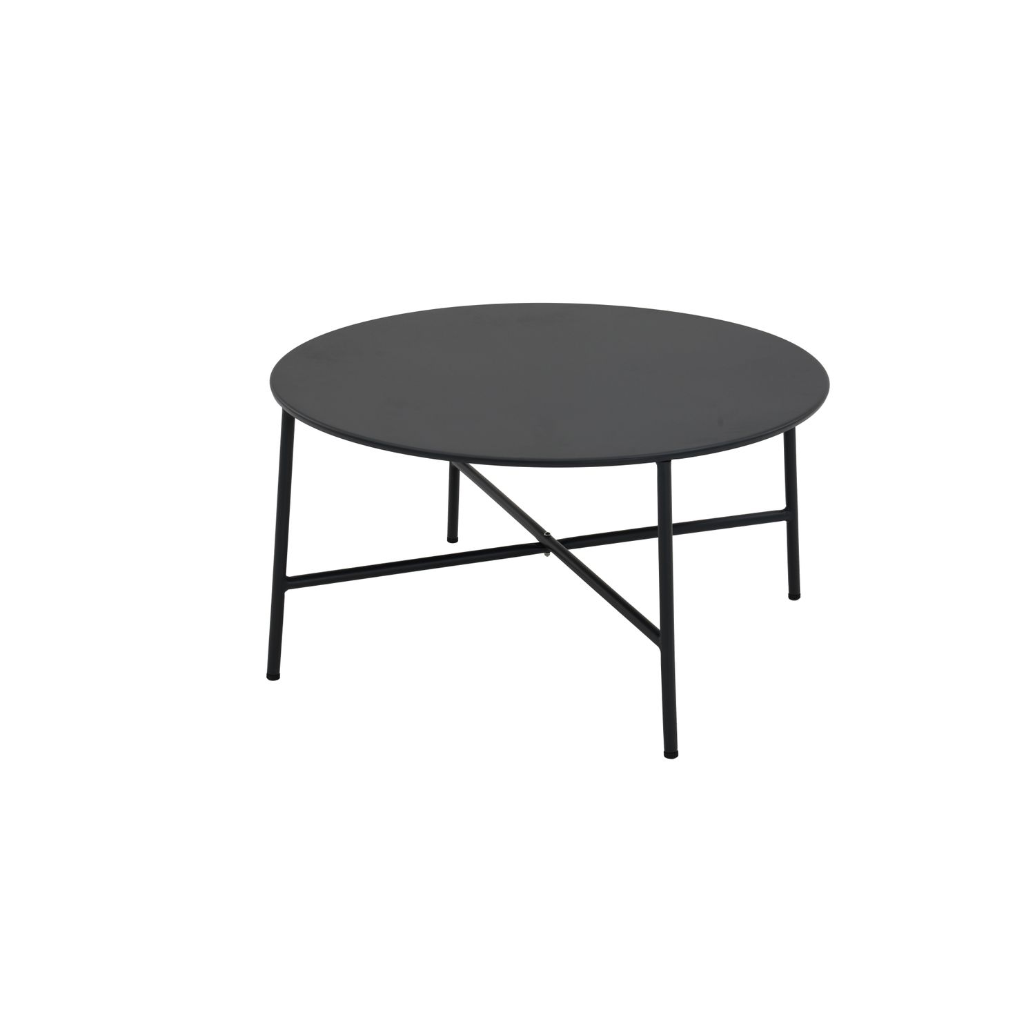 Central Park Bijzettafel Nino Staal Antraciet Ø70cm