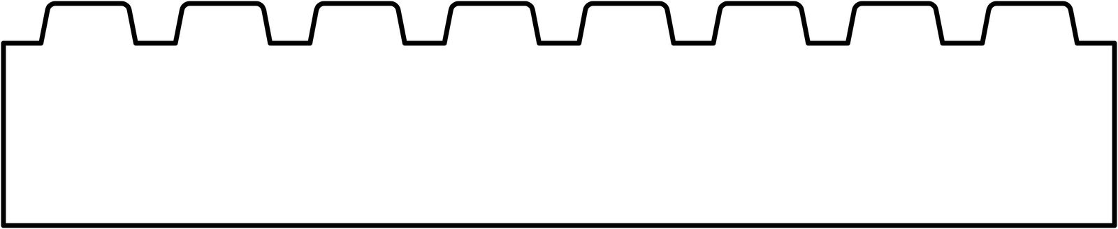 Tuindeco Vlonderplank douglas 2,8x14,5x400 cm  - 