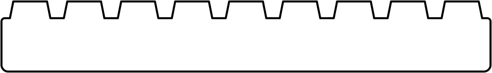 Tuindeco Vlonderplank bangkirai 2,1x14,5x365 cm  - 